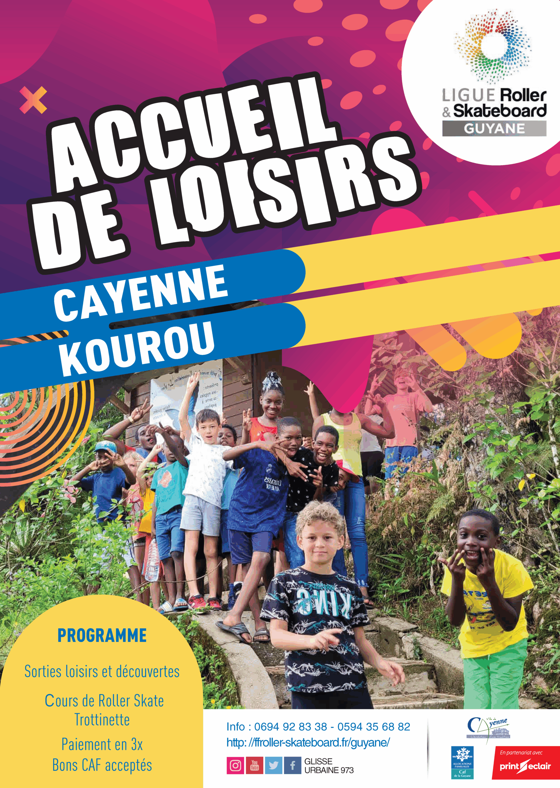 Découvrez nos Accueils de loisirs à Cayenne et Kourou