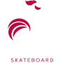 FRANCE SKATEBOARD Logo Blanc