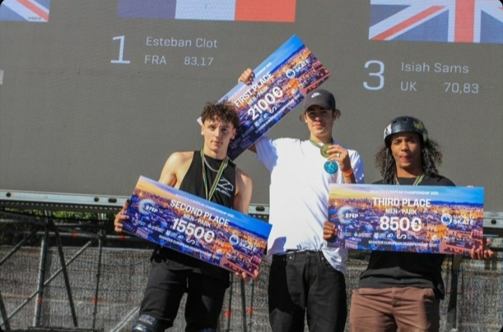 Esteban Clot est champion d&rsquo;Europe trottinette Park