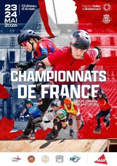Les Championnats de France de Skate Cross et Team Cross débarquent à Arsac !