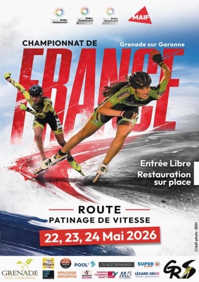 Championnat de France route à Grenade sur Garonne – 22 au 24 mai 2026