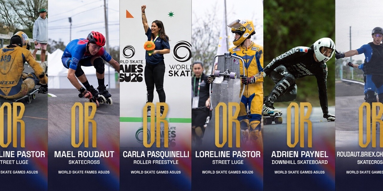 Image de l'article : World Skate Games : 10 titres mondiaux et 29 médailles pour les Bleus après 8 journées de compétition !