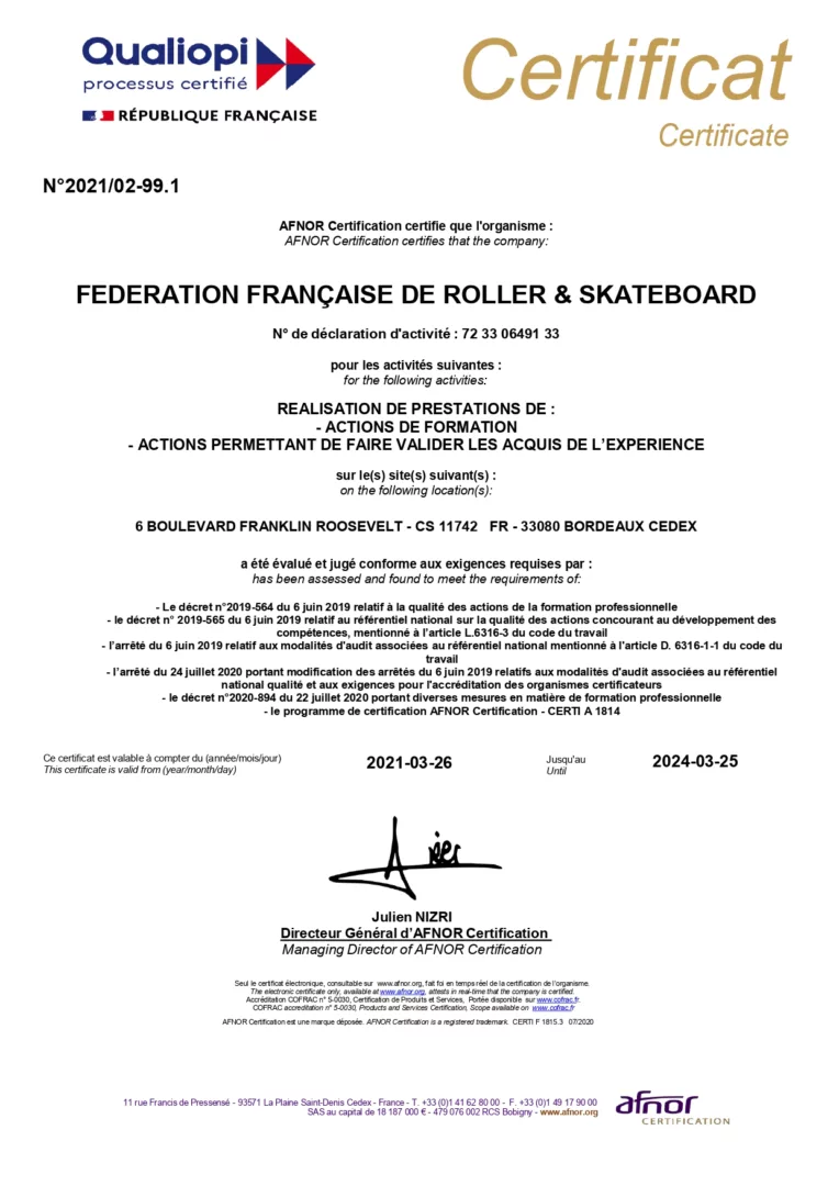 Retour sur le 1er Championnat de France trottinette freestyle street -  Fédération Française de Roller & Skateboard