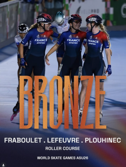 World Skate Games : J11 – 🥉🇫🇷 Un nouveau podium pour les Bleus !