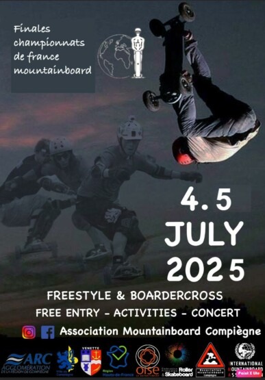 Championnat de France de Mountainboard 2025 : Rendez-vous les 4 et 5 juillet à Venette