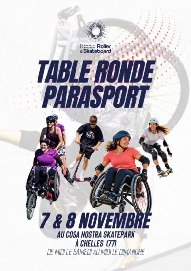 ParaSkate : un séminaire national ouvert à tous les acteurs les 7 et 8 novembre à Chelles