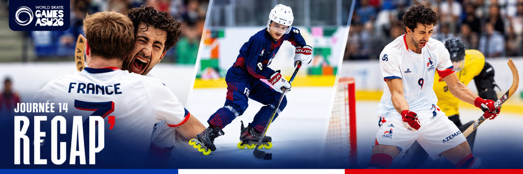 World Skate Games : les Bleus en finale mondiale de rink hockey et de roller hockey !