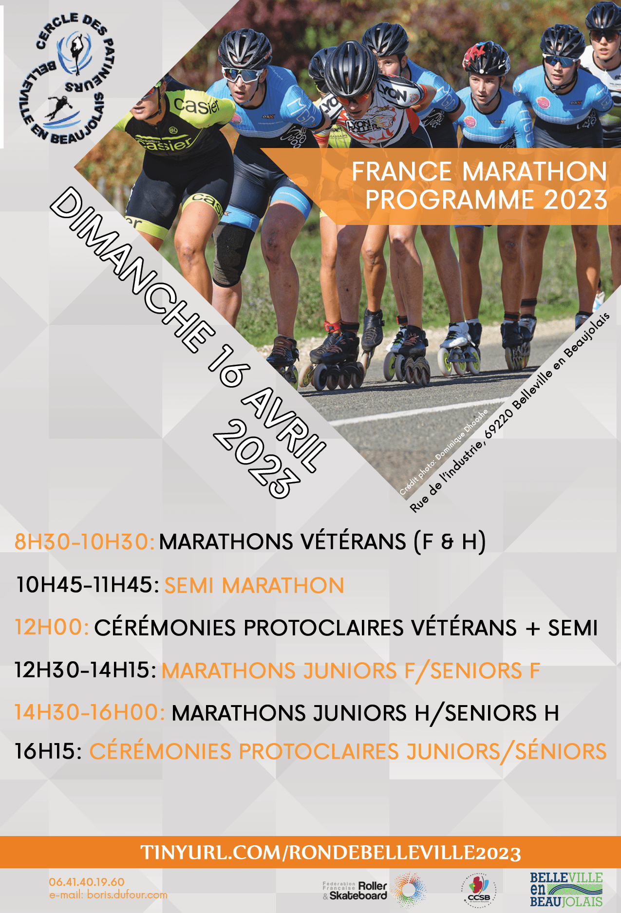 CHAMPIONNAT DE FRANCE MARATHON 2023 BELLEVILLE EN BEAUJOLAIS