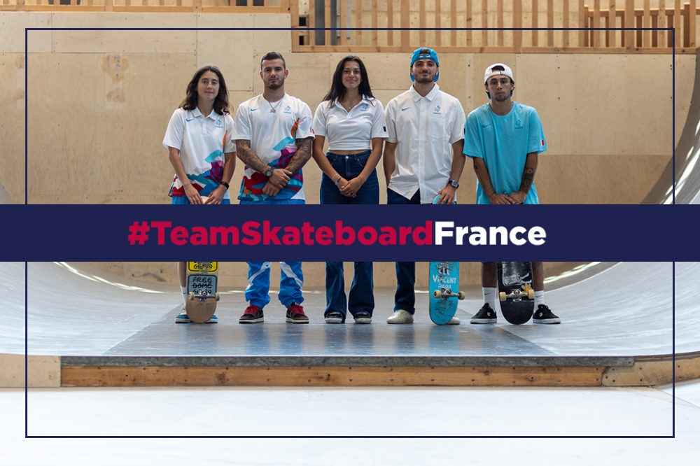 Suivez notre Team Skateboard France aux Jeux Olympiques Fédération